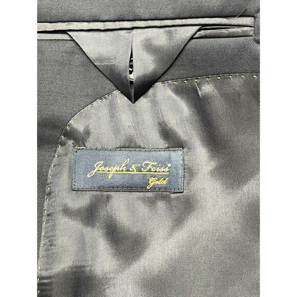 Joseph & Feiss Gold Sport‎ Coat Blazer Jacket Navy Blue 42R Tailored Wool - Picture 8 of 8